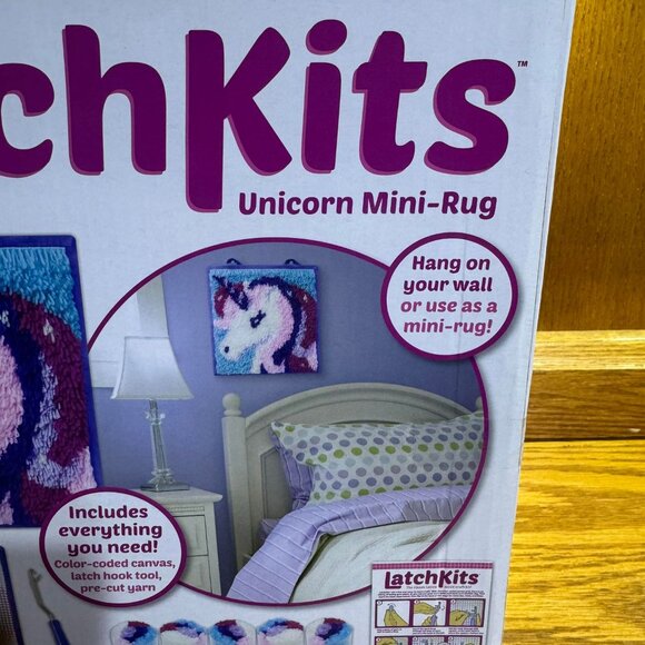 NEW - LatchKits Unicorn Mini-Rug - Picture 4 of 12